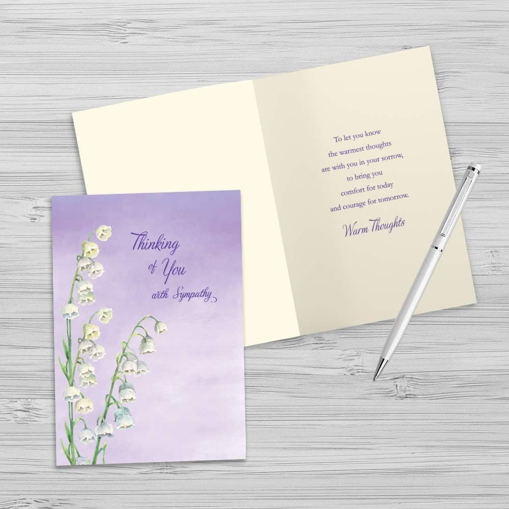 Assorted Sympathy Cards, Assortment of Floral Designs (12 Foiled and Embossed Greeting Cards), picture 8