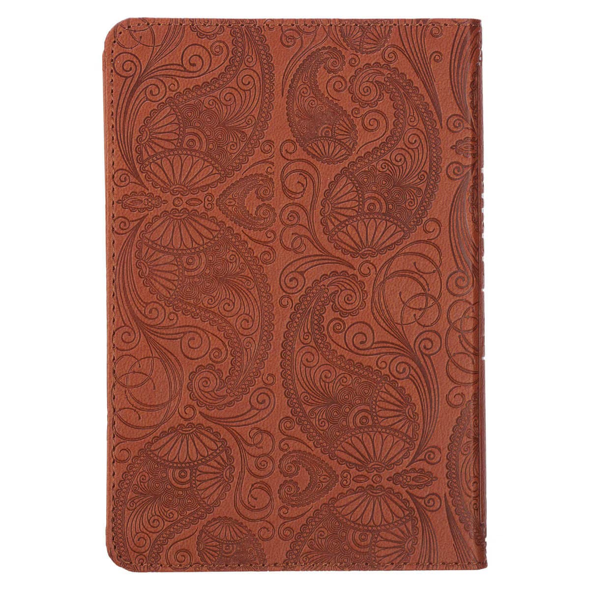 Toffee Brown Faux Leather King James Version Pocket Bible, picture 2