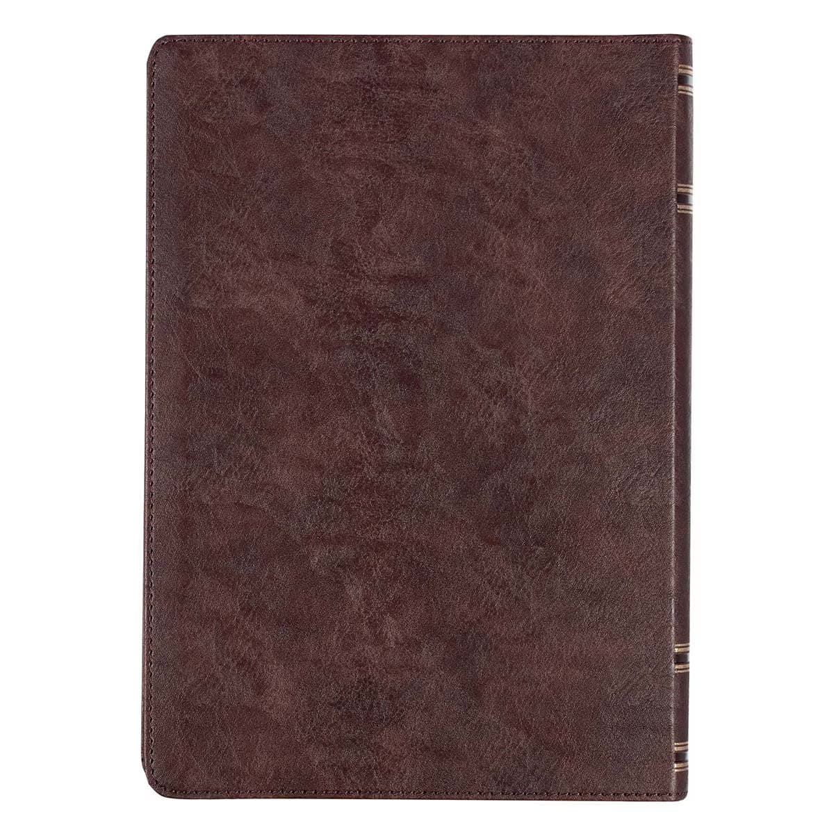 Espresso Brown Faux Leather Spiritual Growth Bible, picture 2