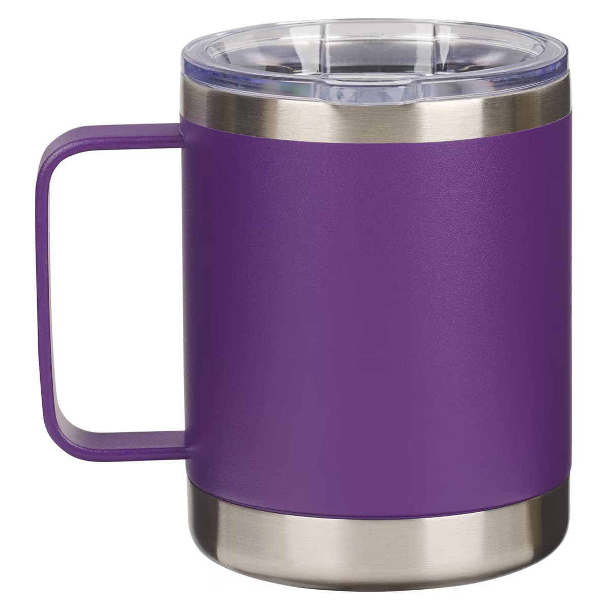 Be Still and Know - Psalm 46:10 Purple Camp-style Stainless Steel Mug, picture 2