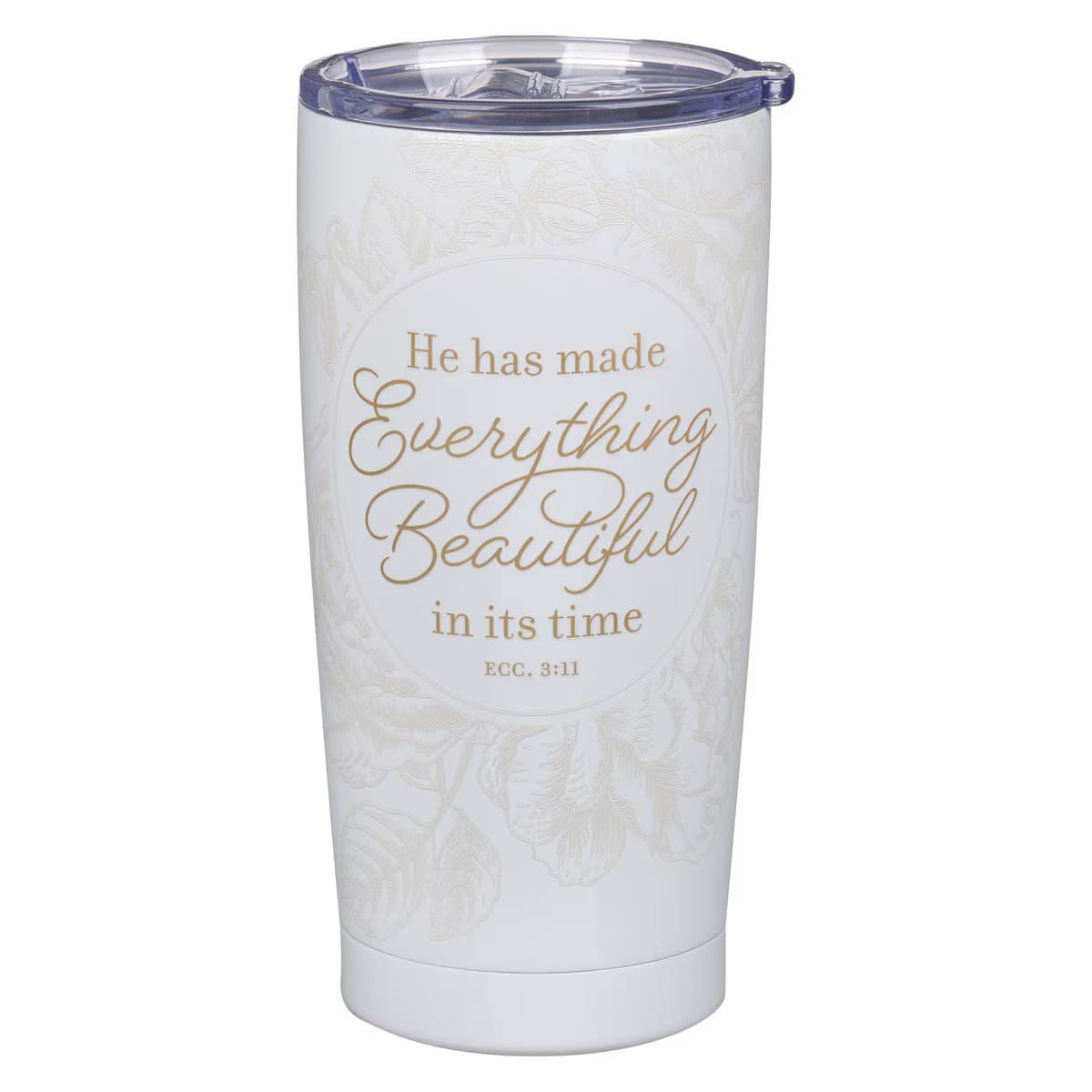 Everything Beautiful - Ecclesiastes 3:11 Stainless Steel Travel Tumbler