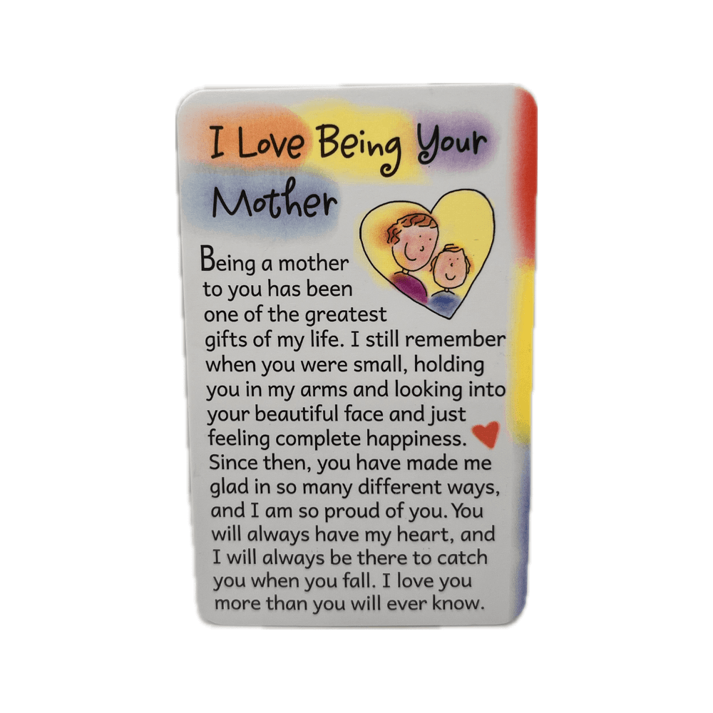 "I Love Being Your Mother" Blue Mountain Arts Wallet Card