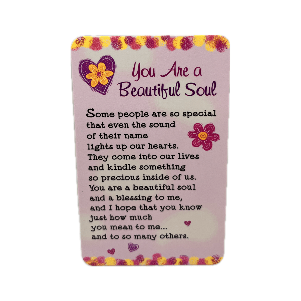 "You Are A Beautiful Soul" Blue Mountain Arts Wallet Card