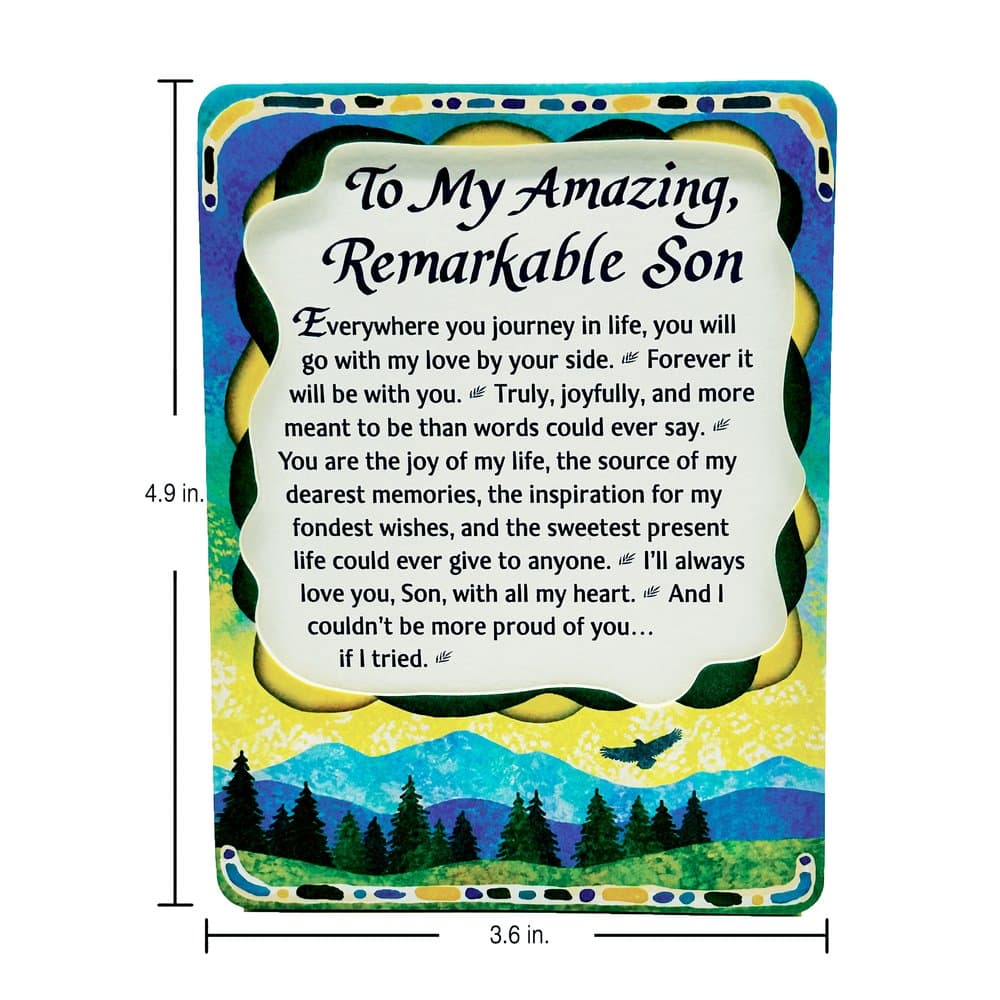 “To My Amazing, Remarkable Son” Magnet with Easel Back, picture 2