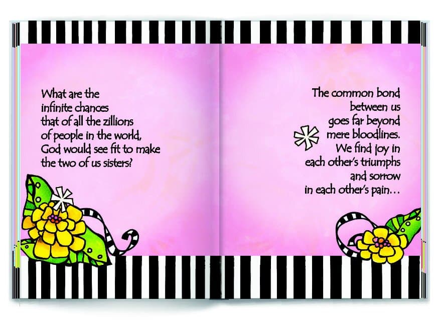 "Sisters... Connected by an Unbreakable Bond" Little Keepsake Book by Suzy Toronto, picture 3