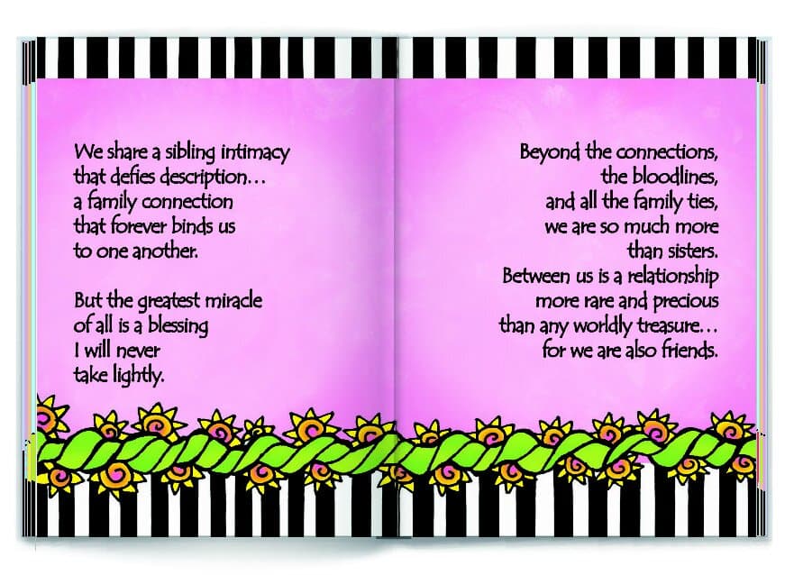 "Sisters... Connected by an Unbreakable Bond" Little Keepsake Book by Suzy Toronto, picture 4