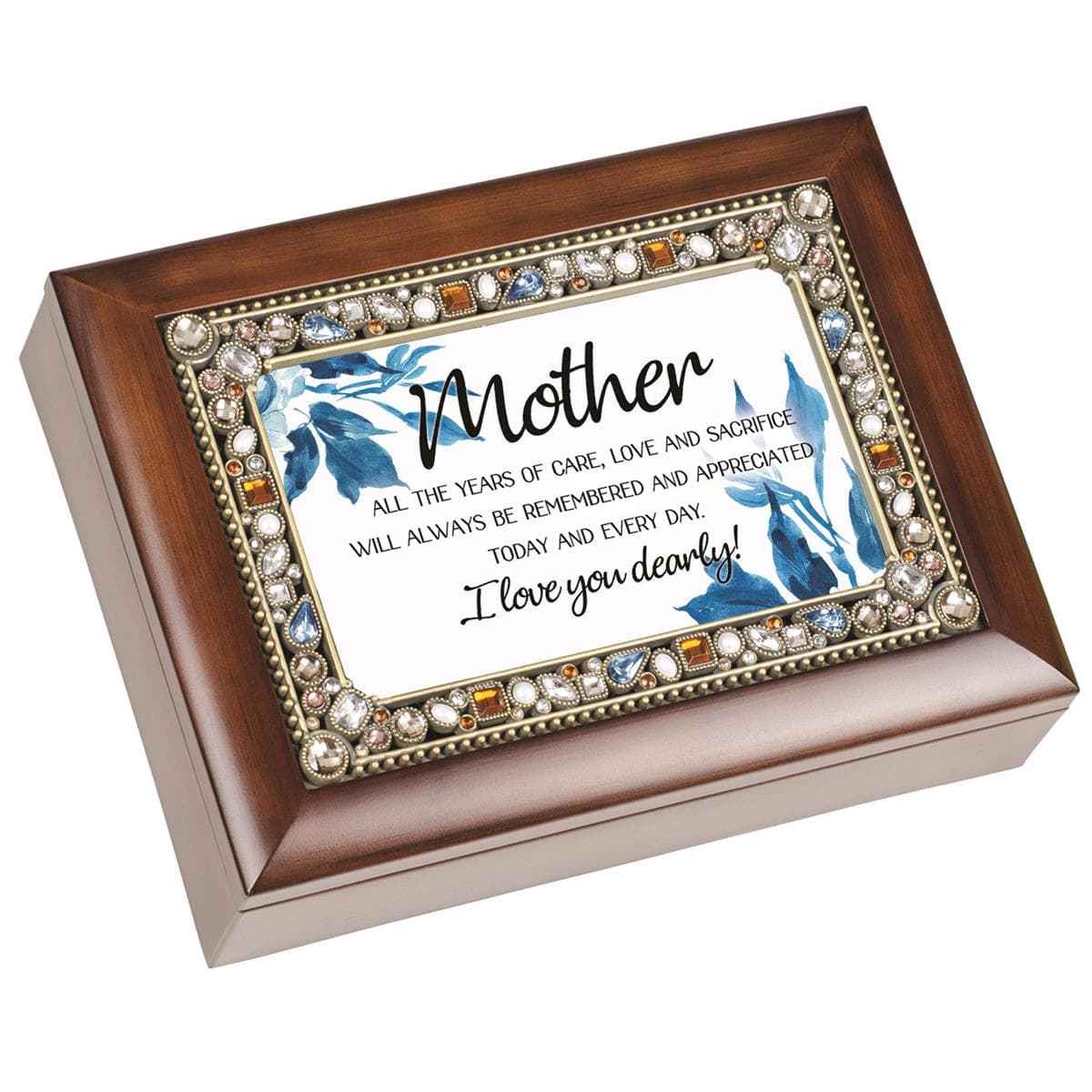 Mother, All the Years Of Care Musical Jewelry Box