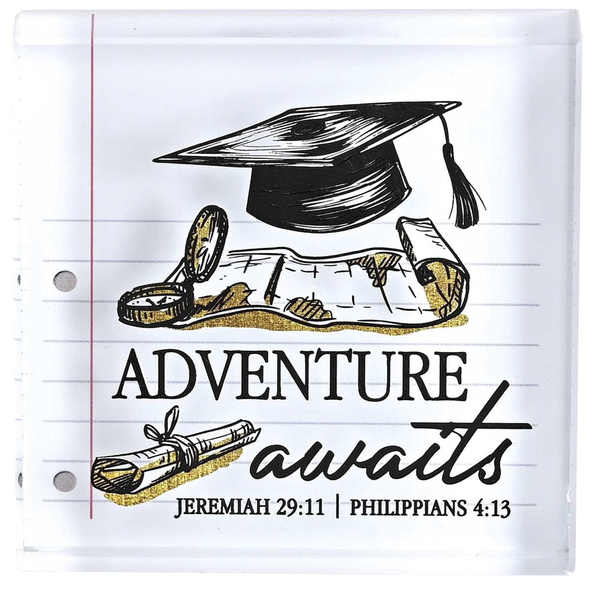Grad Adventure Tabletop Glass Plaque, picture 2