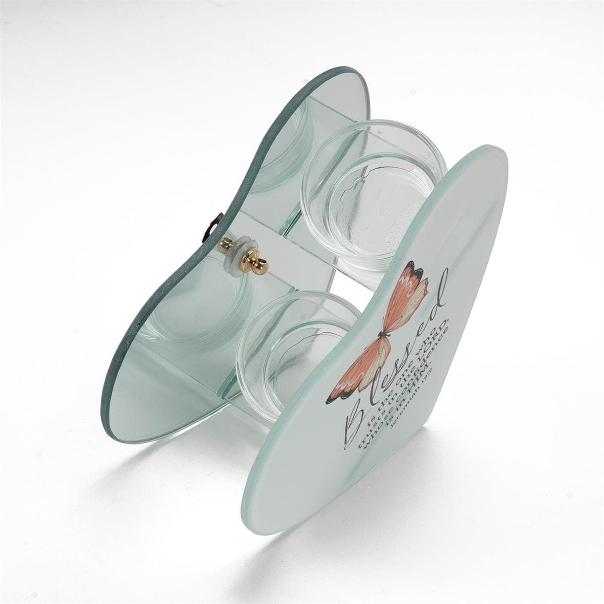 Blessed One Jer.17:7 Glass Wall Tealight, picture 2