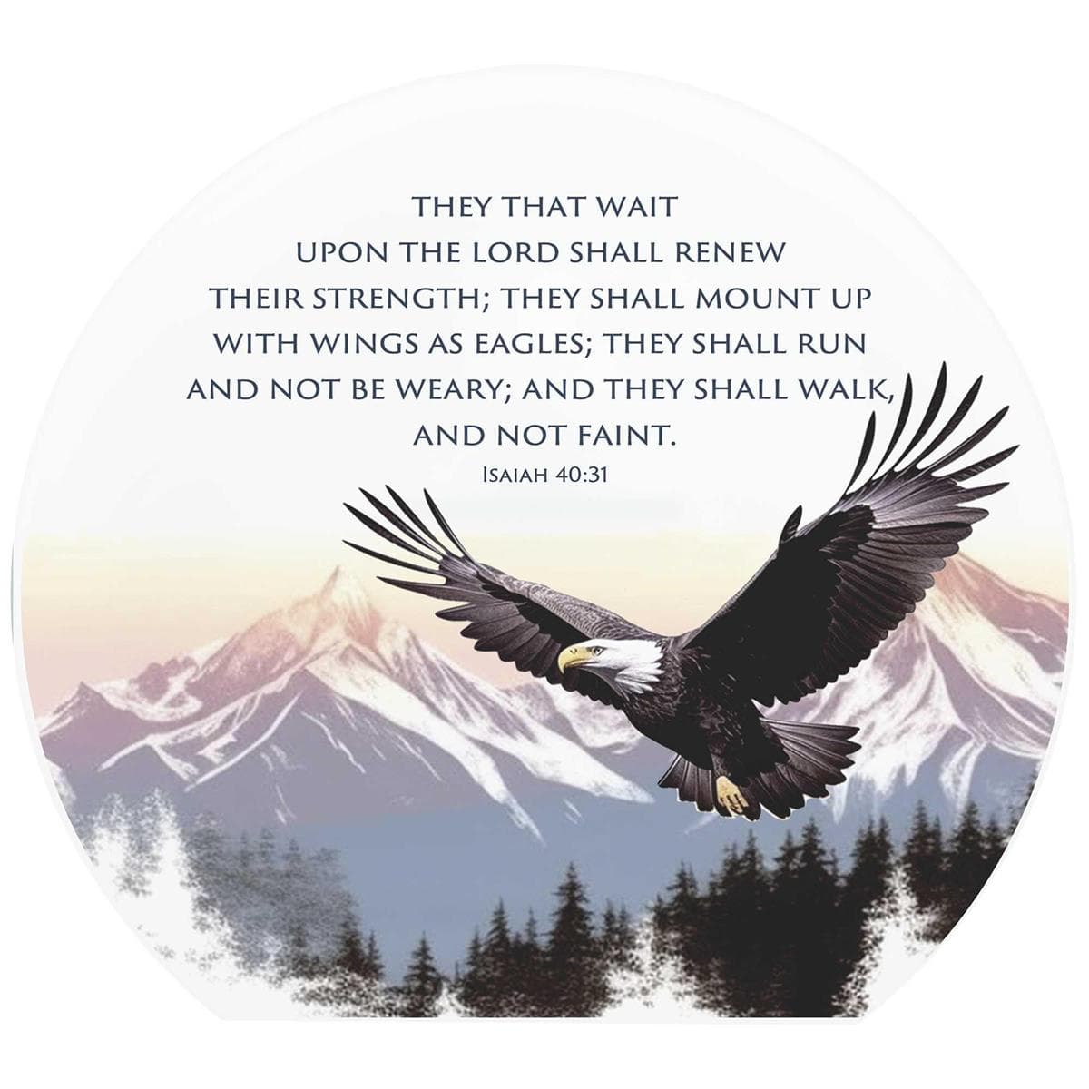 Eagle Isaiah 40:31 Tealight, picture 2