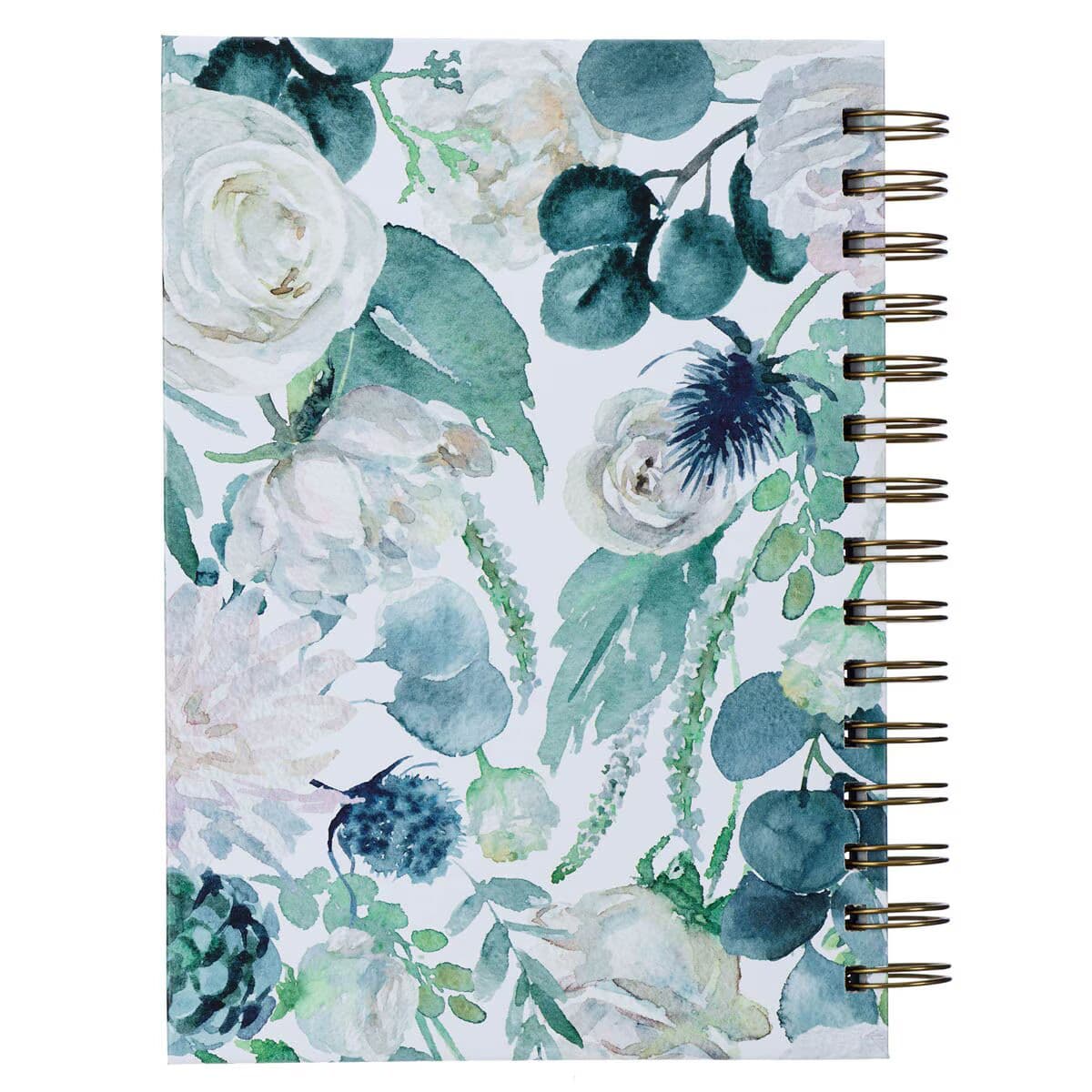 Be Still and Know - Psalm 46:10 Teal Floral Wirebound Journa7, picture 2