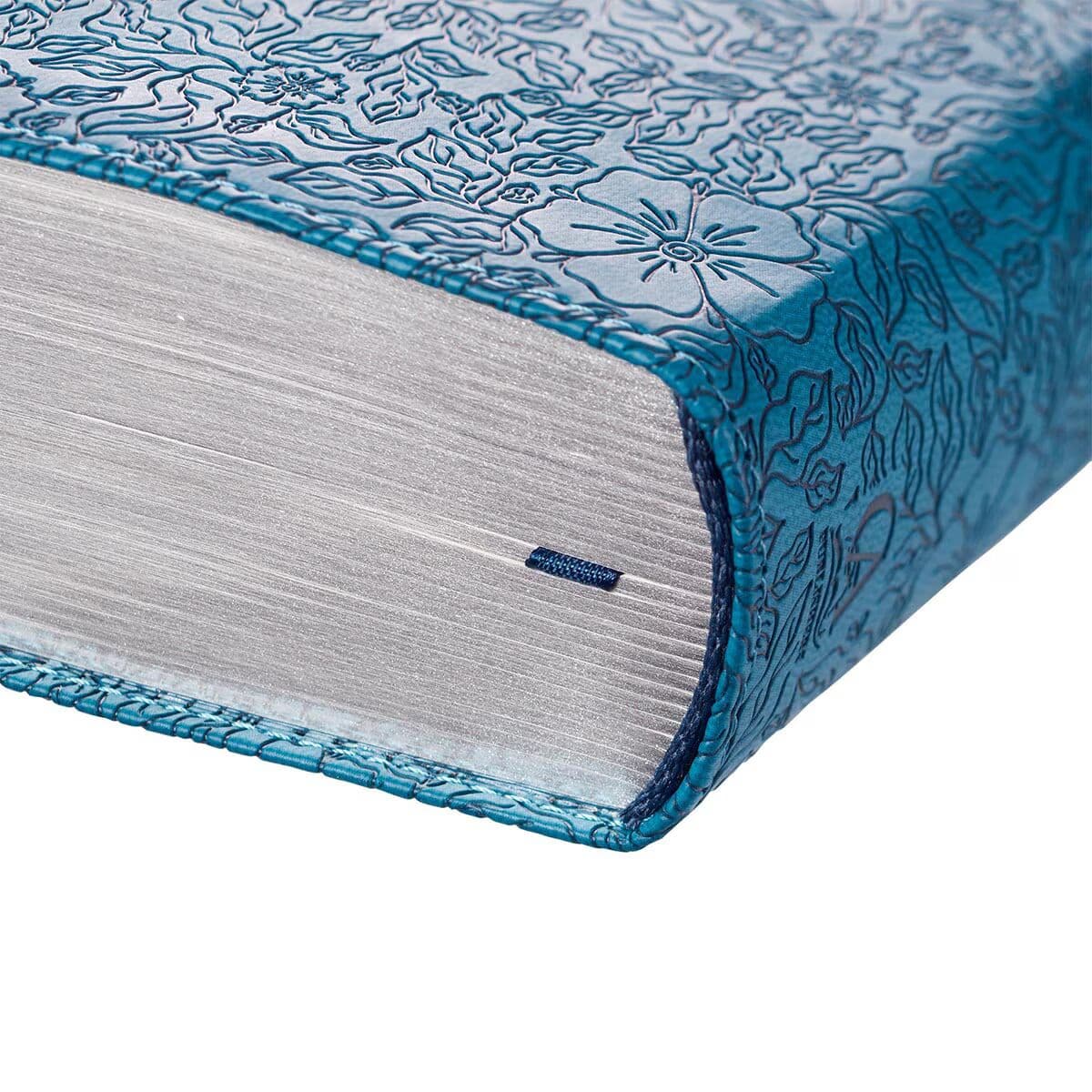 Blue Two-tone Faux Leather Giant Print Standard-size King James Version Bible, picture 5