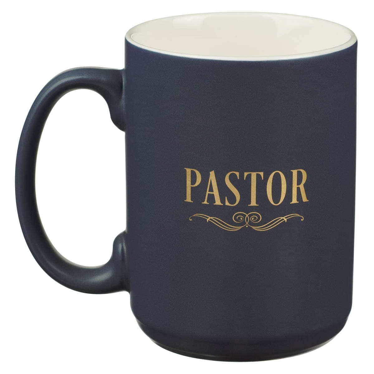 Beautiful Are the Feet - Romans 10:15 Navy Ceramic Coffee Mug