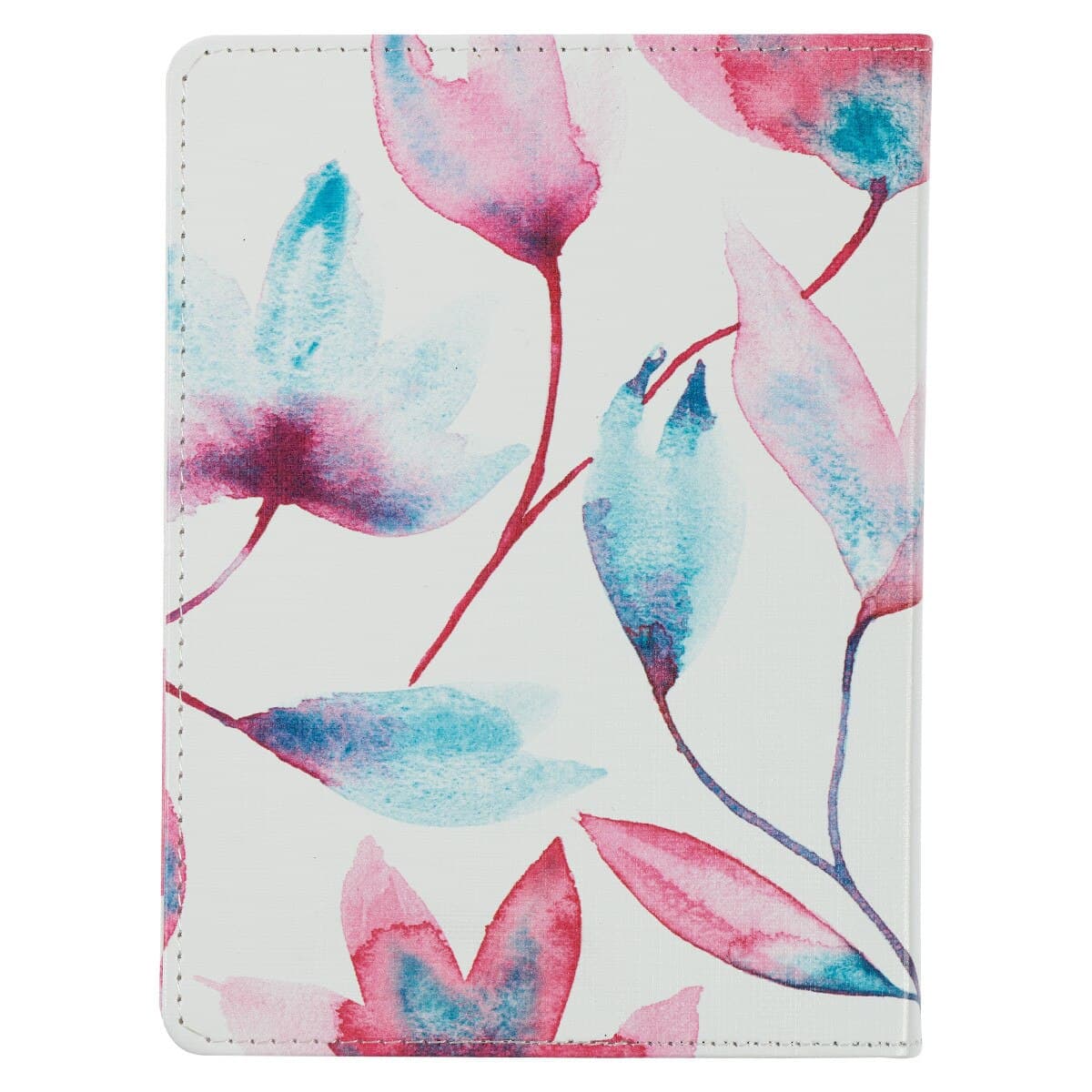 Embrace the Journey Pink Petals Handy-size Faux Leather Journal, picture 2