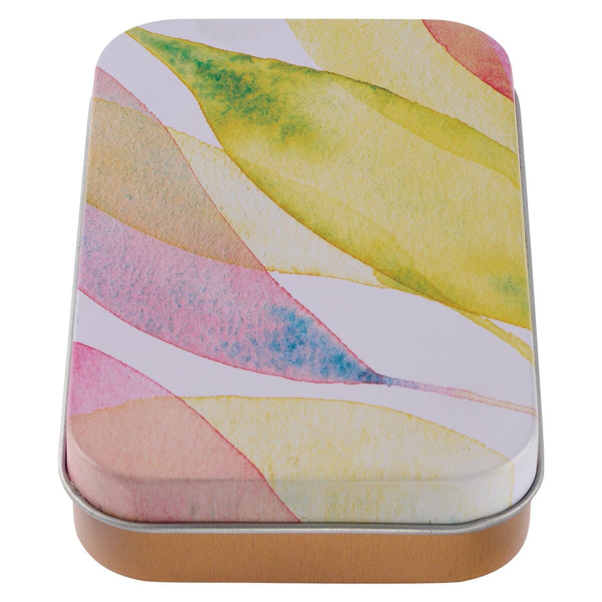Life Is Beautiful Citrus Leaves Rose Gold Key Ring, picture 3