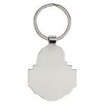 Be Strong in the Lord - Ephesians 6:10 Lion Silver Metal Keychain, picture 2