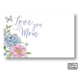LOVE YOU MOM GIFT TAG