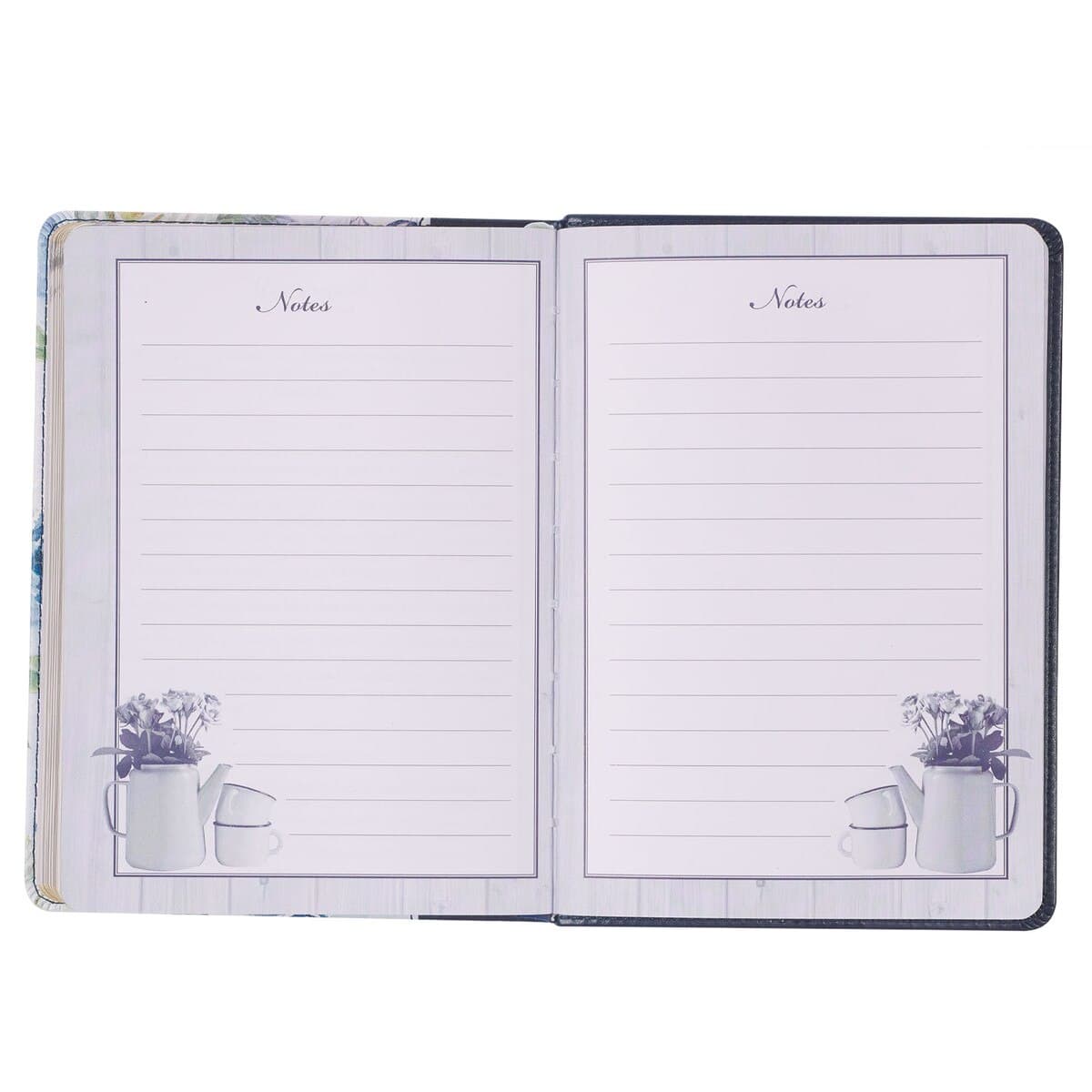Moments With God For Moms Navy Faux Leather Daily Devotional, picture 2