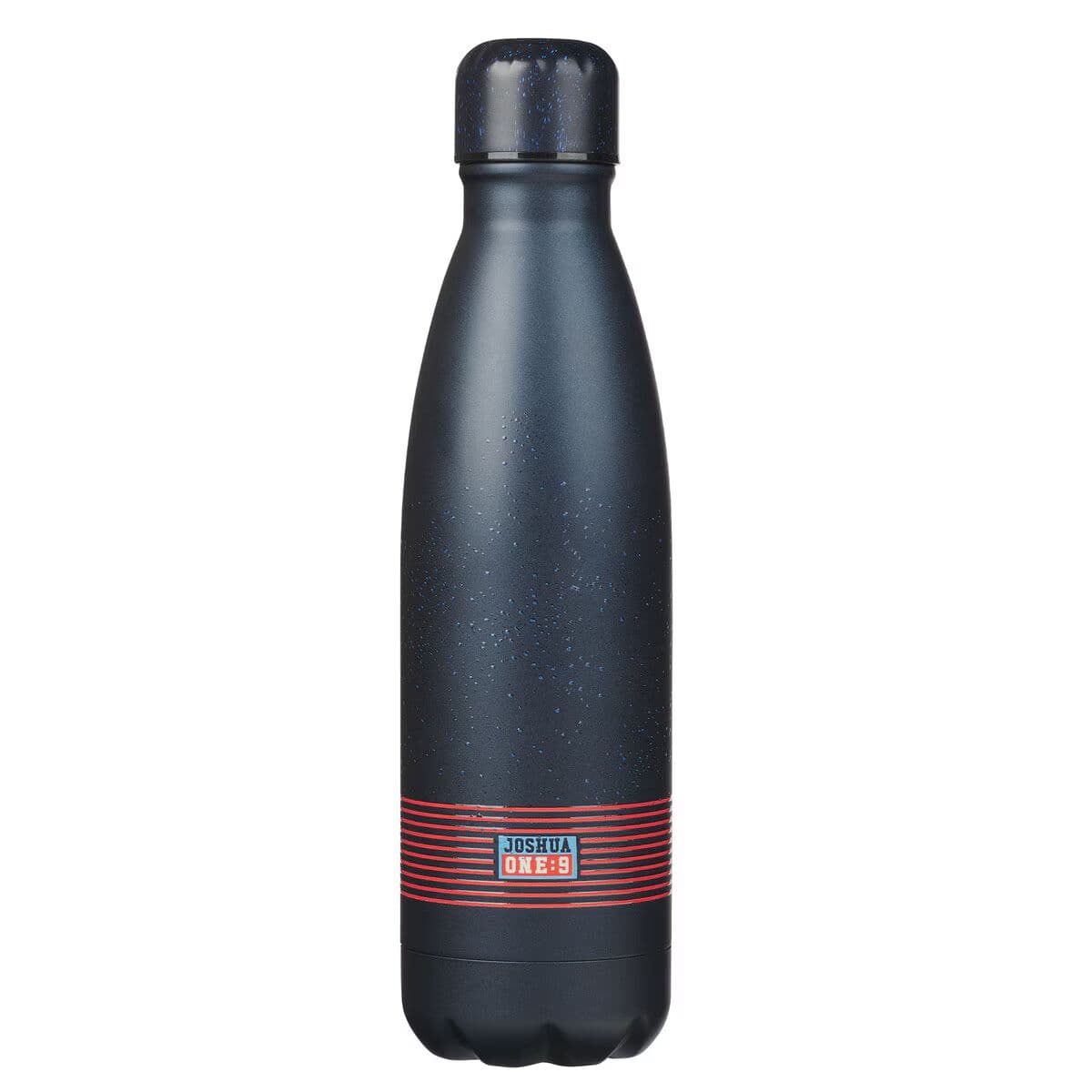 Be Strong and Courageous - Joshua 1:9 Blue Space Stainless Steel Water Bottle, picture 3