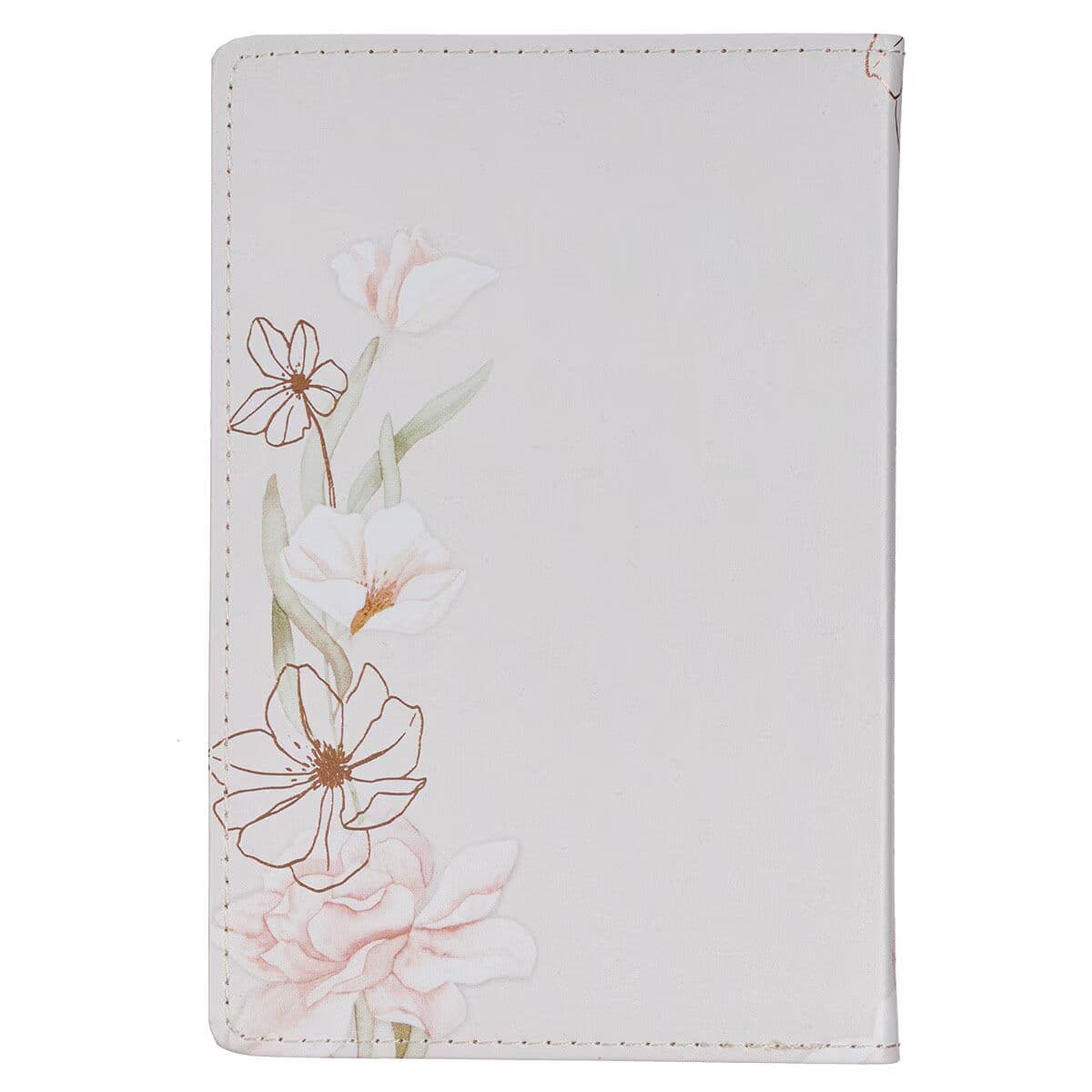 52 Prayers of Blessing for Women White Floral Faux Leather Prayer Book, picture 2