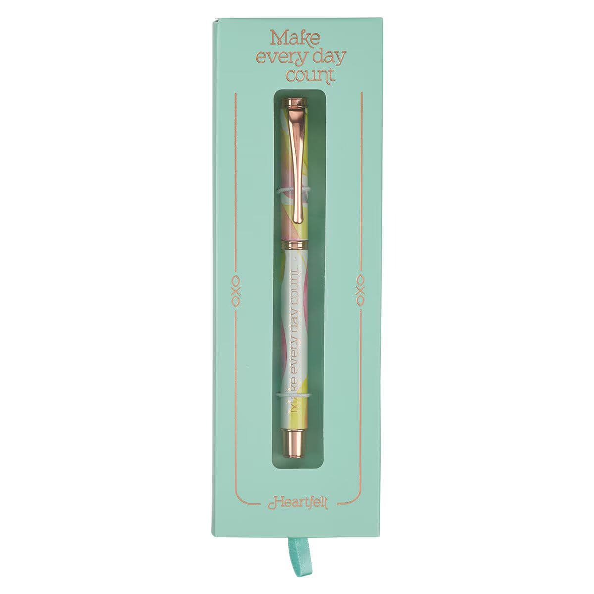 Make Every Day Count Citrus Leaves Gift Pen