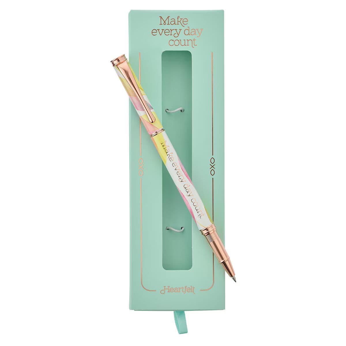 Make Every Day Count Citrus Leaves Gift Pen, picture 4