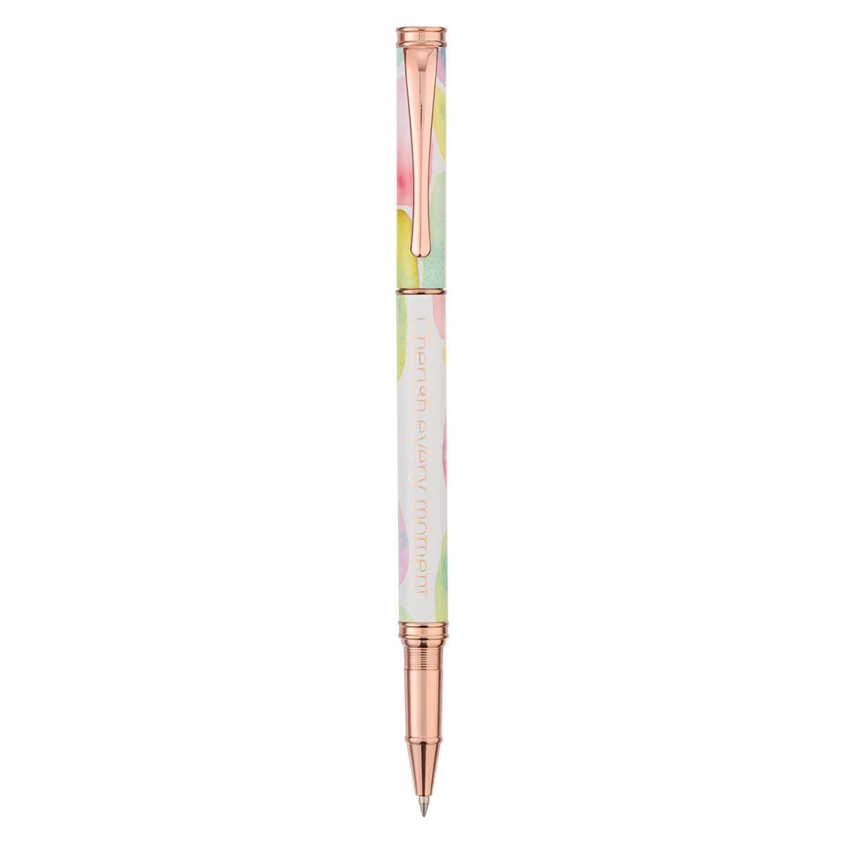 Cherish Every Moment Smooth Sea Glass Gift Pen, picture 3