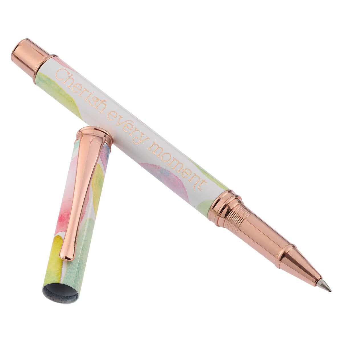 Cherish Every Moment Smooth Sea Glass Gift Pen, picture 2