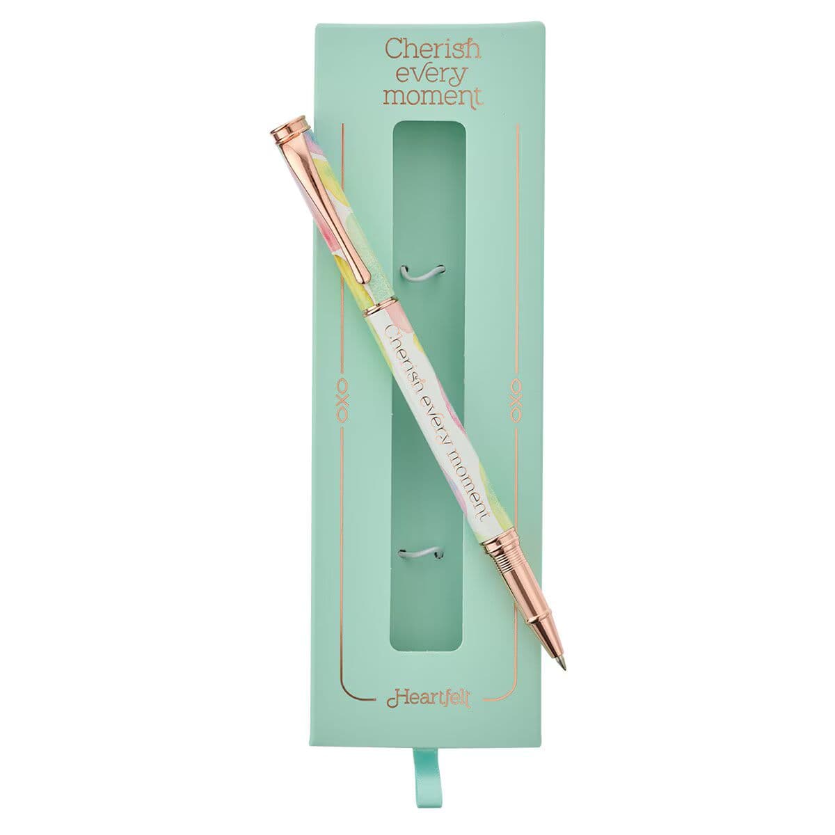 Cherish Every Moment Smooth Sea Glass Gift Pen, picture 4