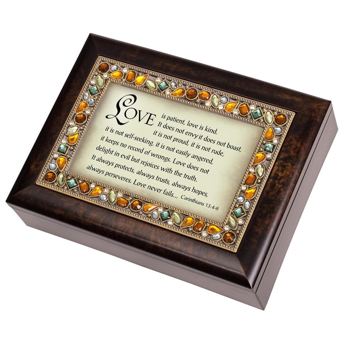 LOVE IS PATIENT JEWELRY BOX