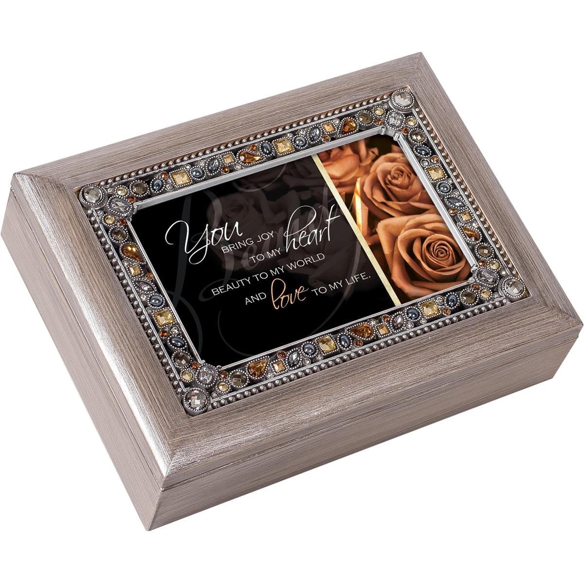 JOY TO HEART LOVE TO MY LIFE MUSICAL JEWELRY BOX