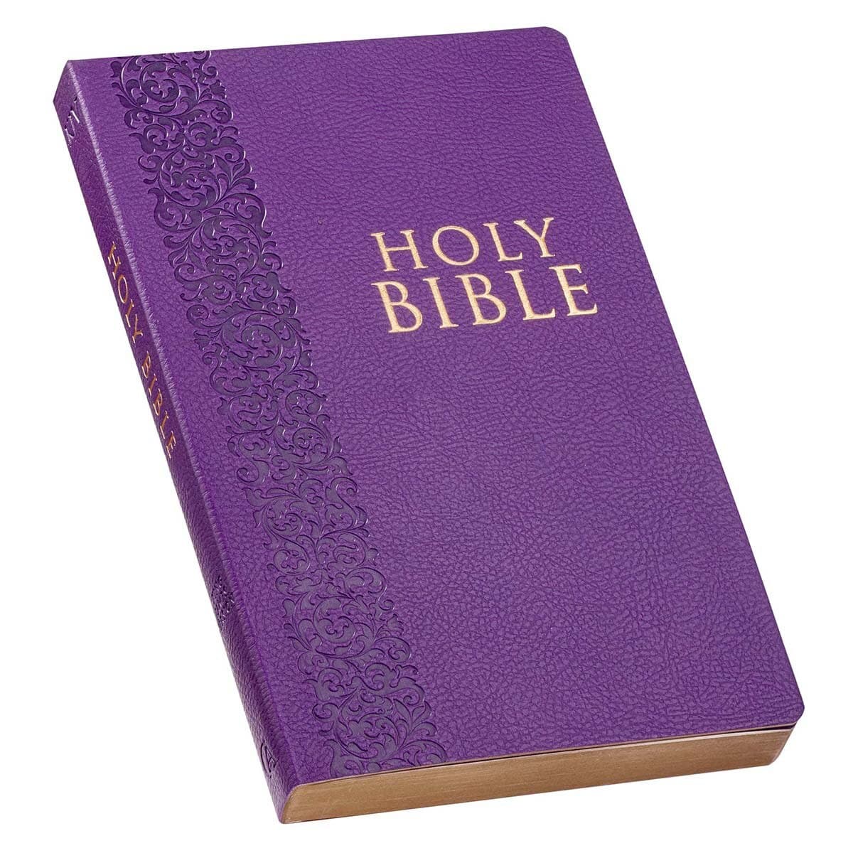Purple Faux Leather King James Version Gift and Award Bible, picture 2
