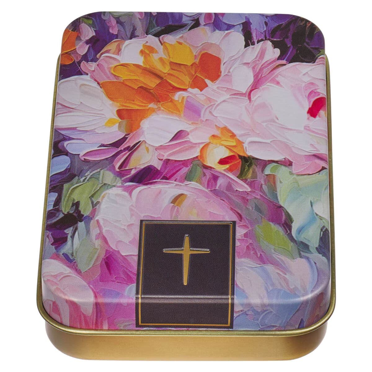 Sweet Friendship Watercolor Garden Metal Keychain, picture 3