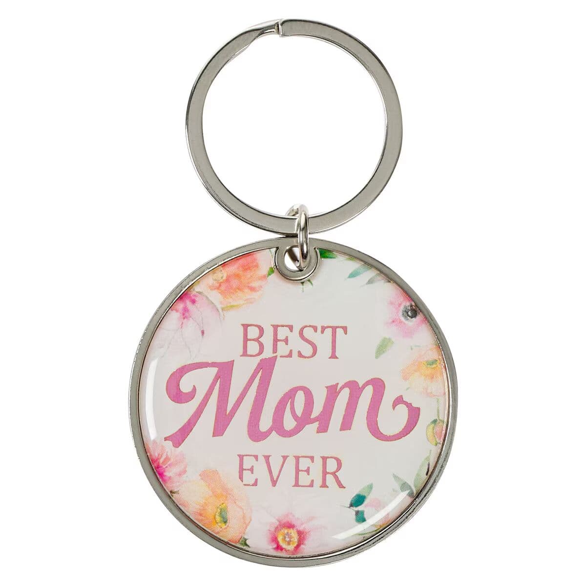 Best Mom Ever - Numbers 6:24 Epoxy-coated Metal Keychain