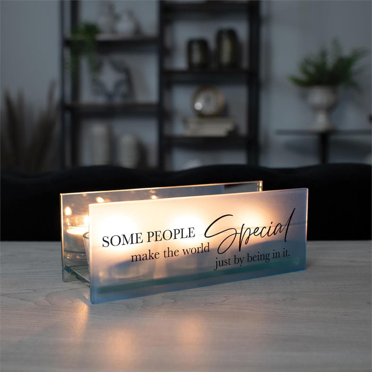 Some People Make The World Blue Tealight, picture 2