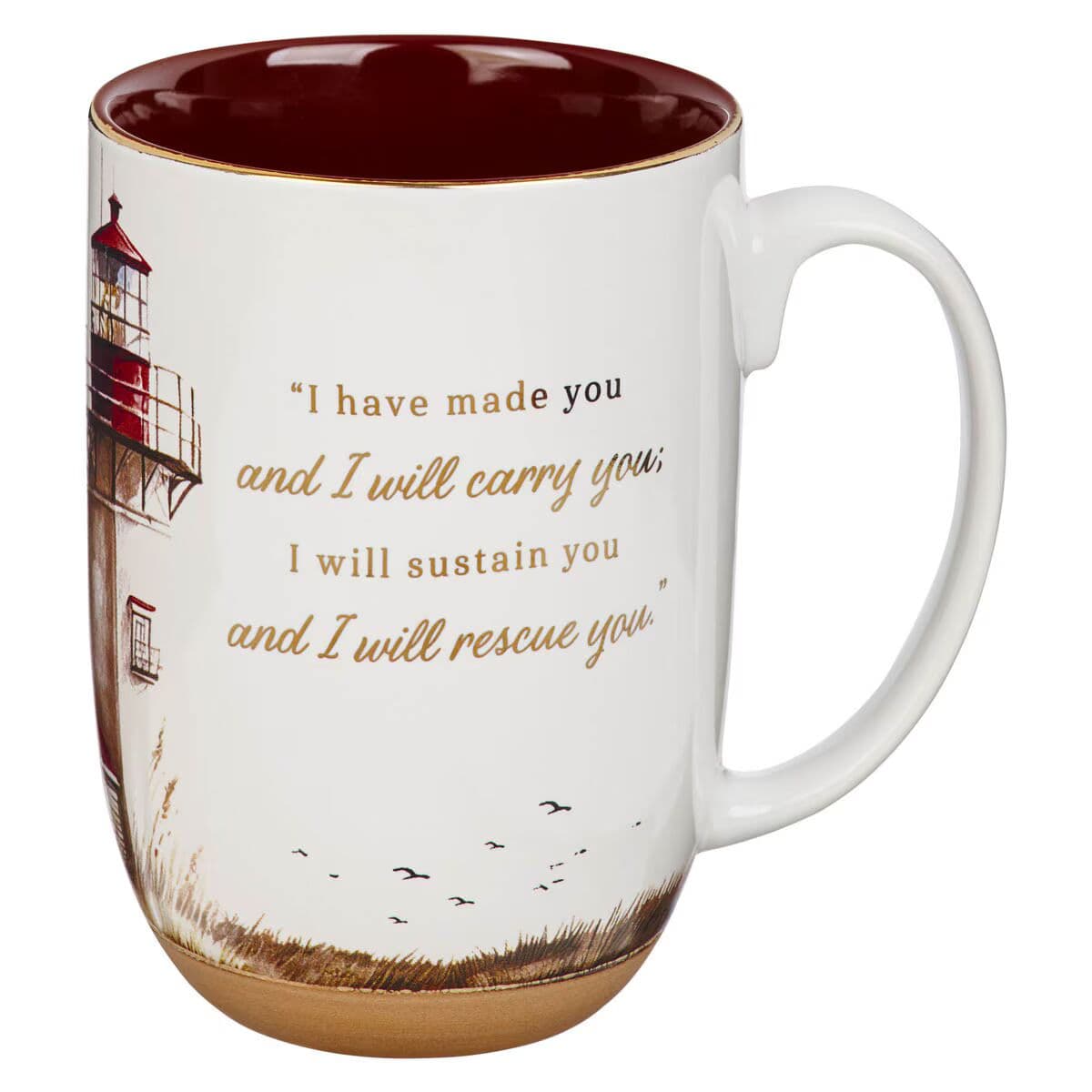I Have Made You - Isaiah 46:4 Exposed Clay Base Ceramic Mug
