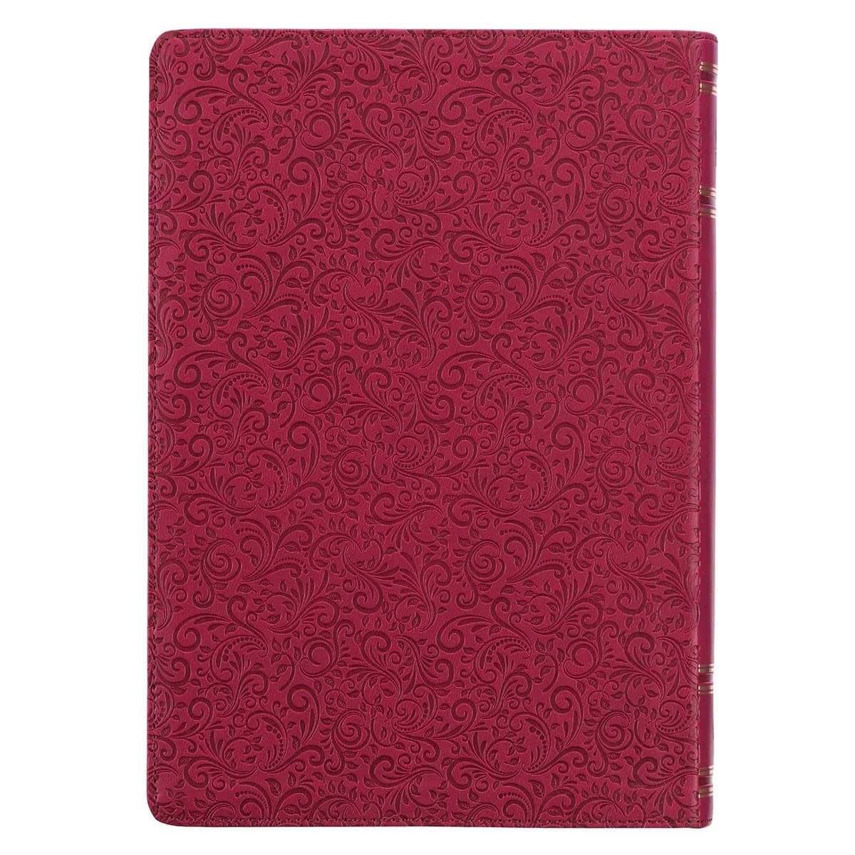 Berry Faux Leather Spiritual Growth Bible, picture 5