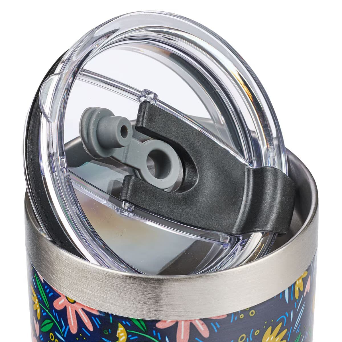 Everything Beautiful - Ecclesiastes 3:11 Stainless Steel Travel Mug with Reusable Stainless Steel Straw, picture 4