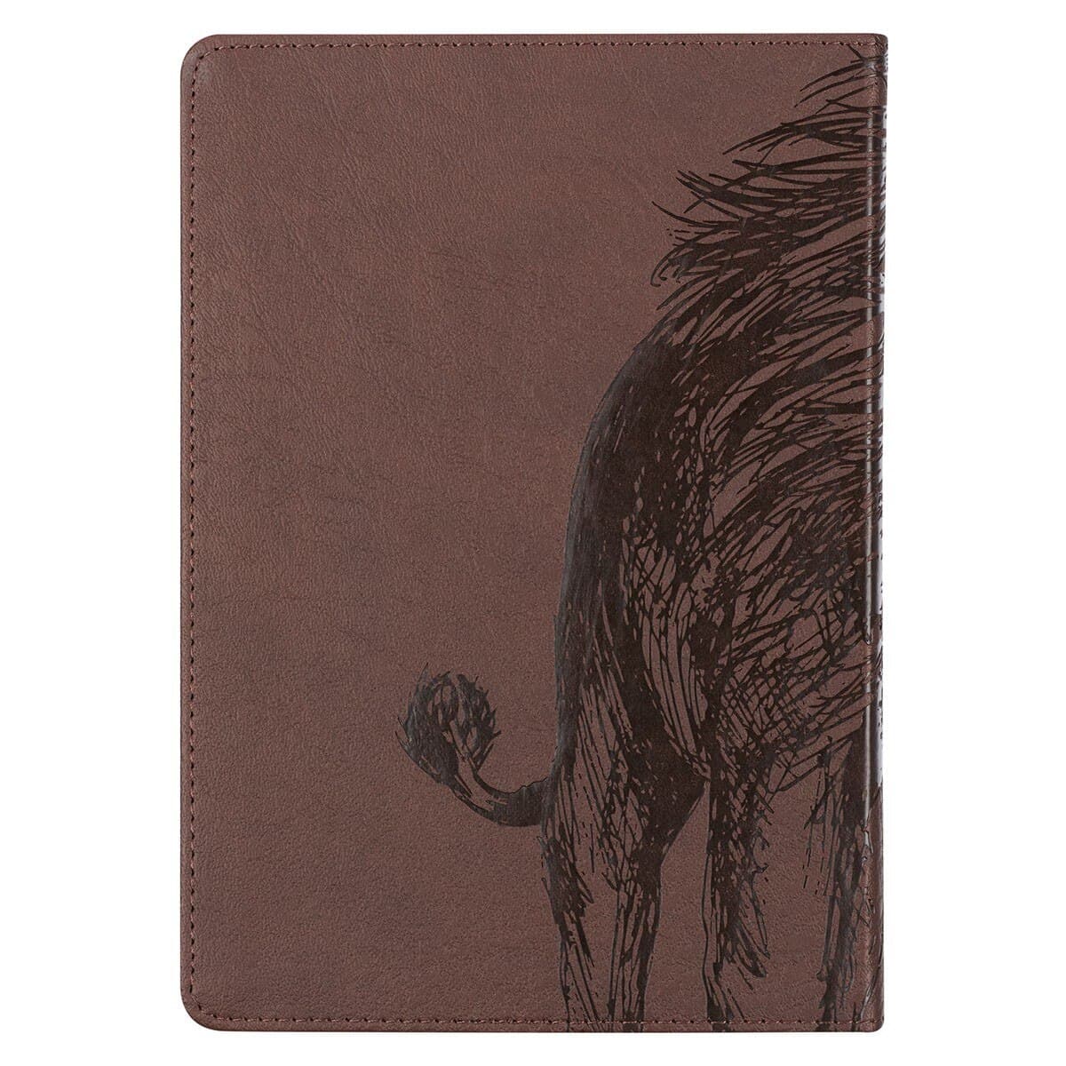 My Strength and My Defense - Exodus 15:2 Walnut-Brown Faux Leather Classic Journal, picture 2
