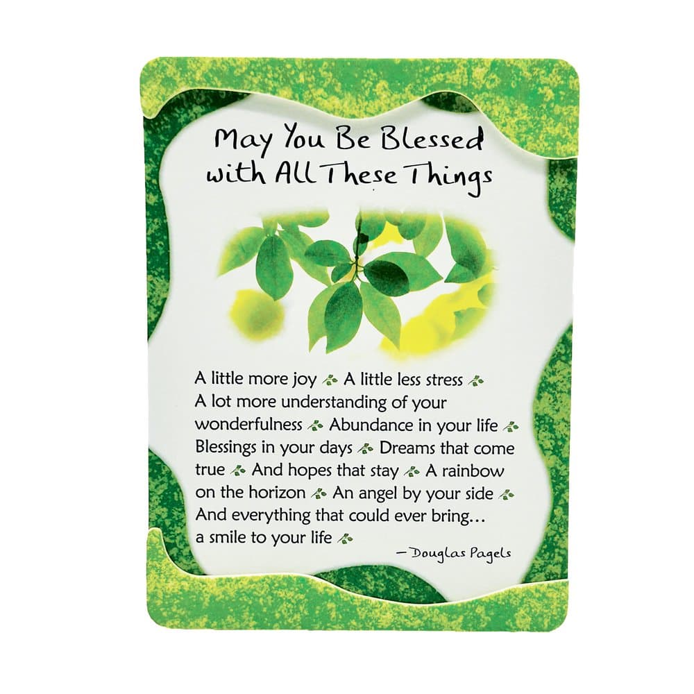 "May You Be Blessed with All These Things" Magnet with Easel Back by Douglas Pagels