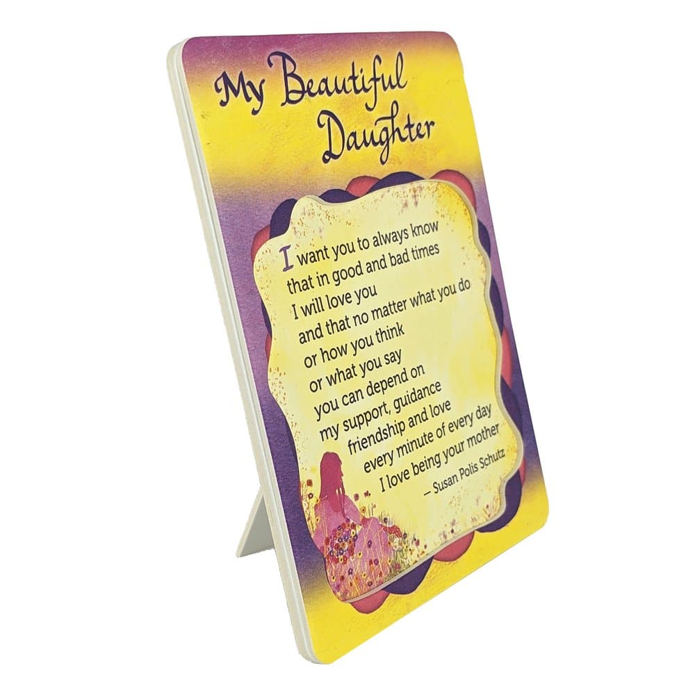 "My Beautiful Daughter" Magnet with Easel Back by Susan Polis Schutz, picture 3