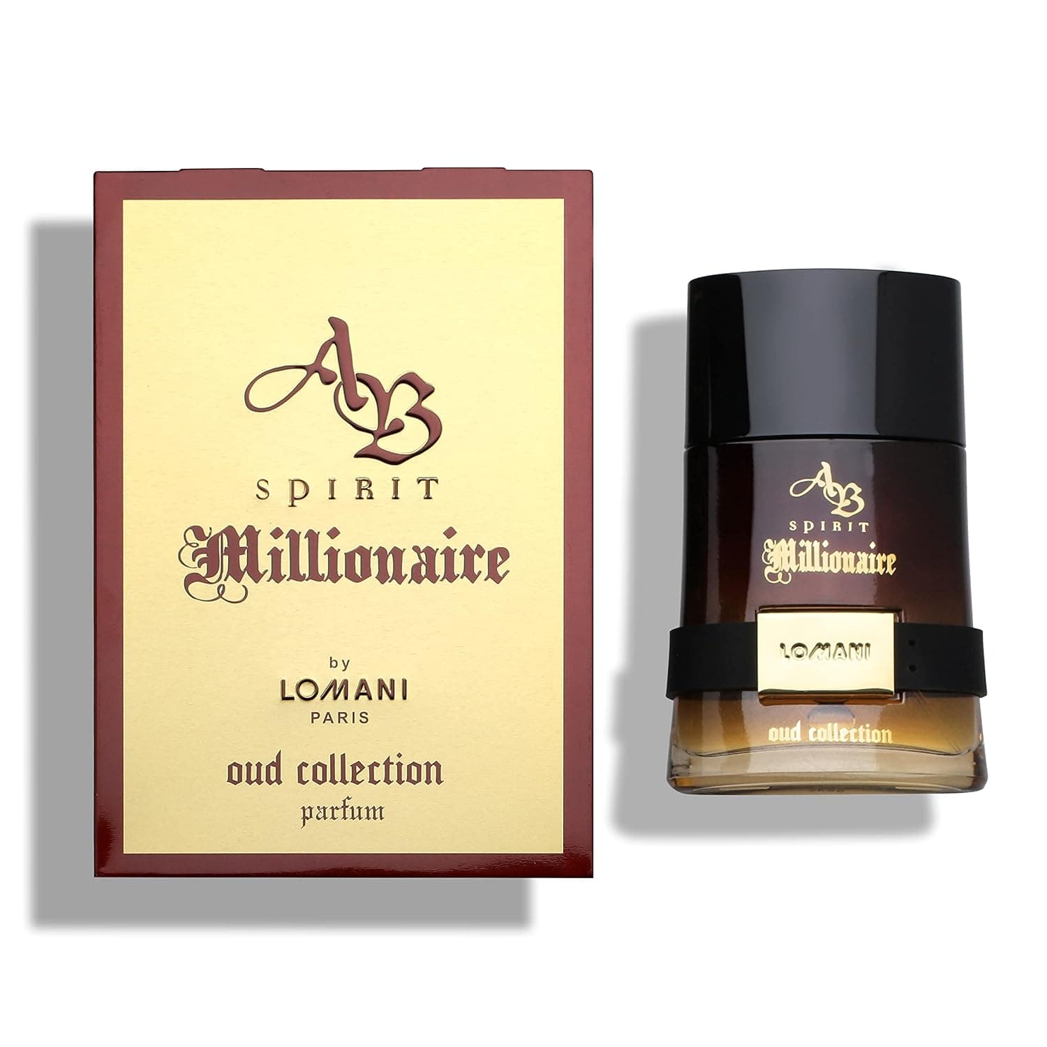 AB Spirit Millionaire Oud Collection by Lomani for Men - 3.3 oz Parfum Spray