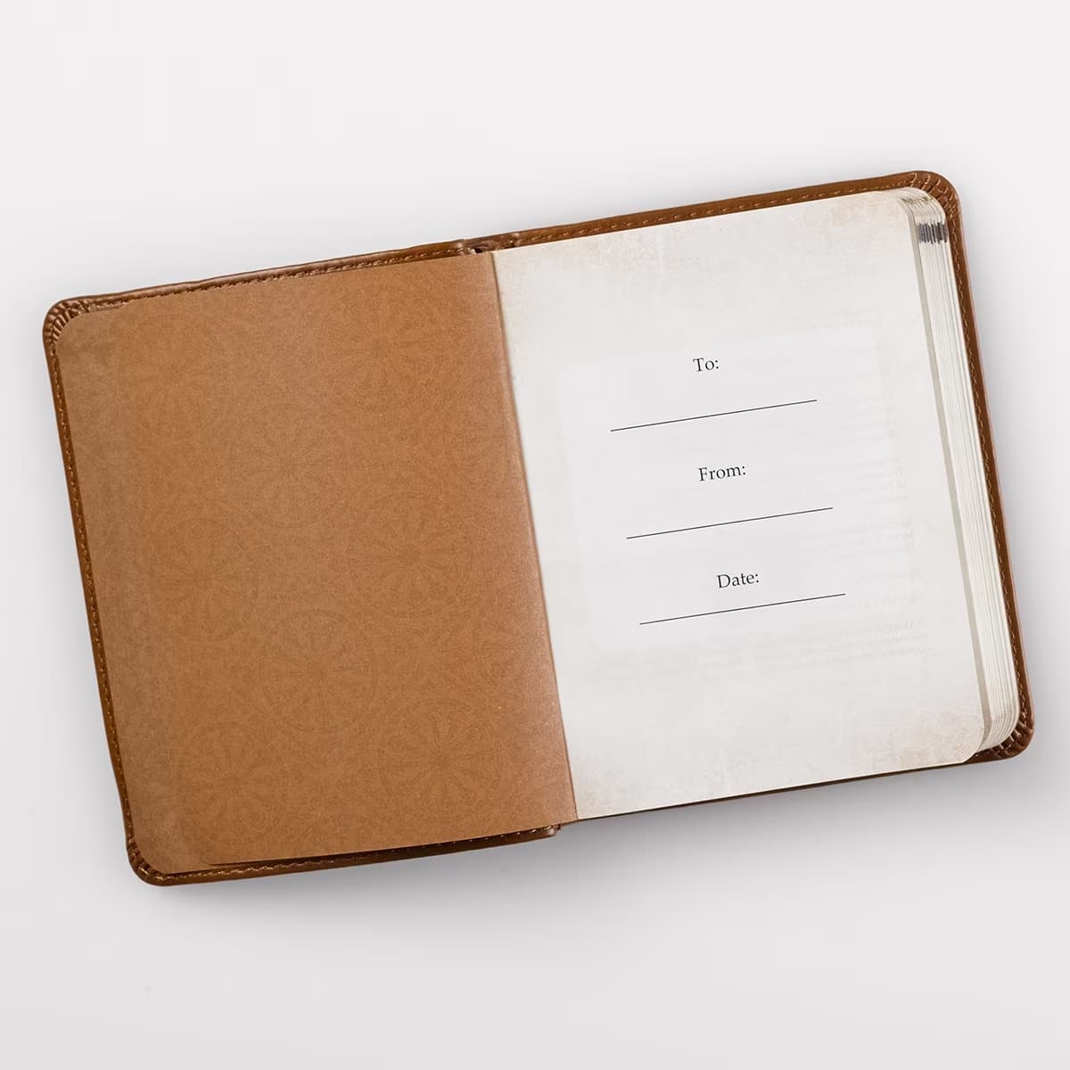Grace for Today Brown Faux Leather One-Minute Devotions, picture 4