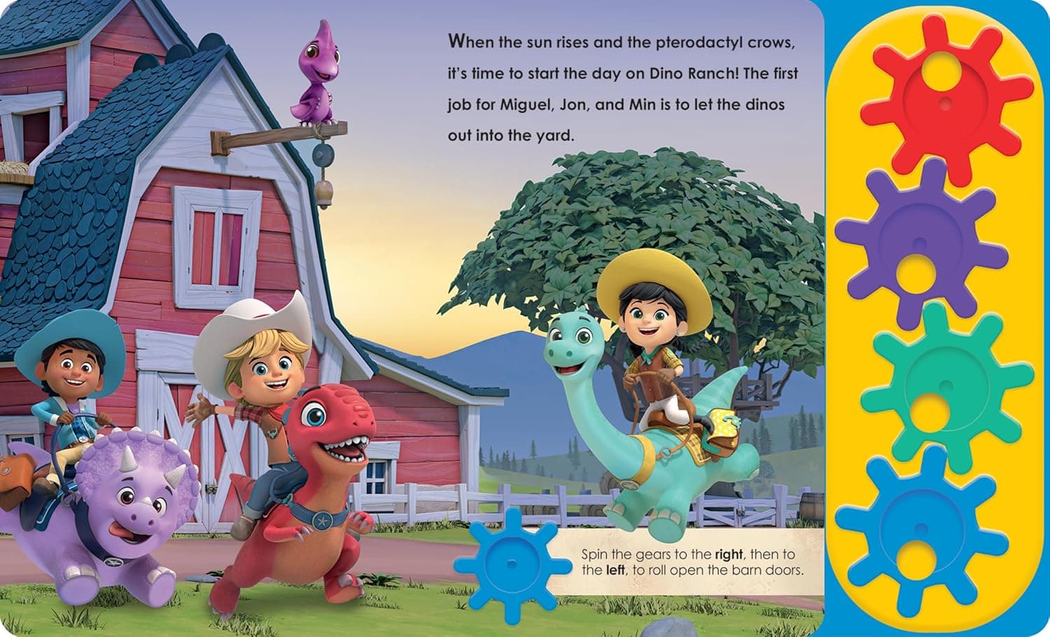 Dino Ranch: Dino Ranchers, Roll! a Steam Gear Sound Book, picture 3