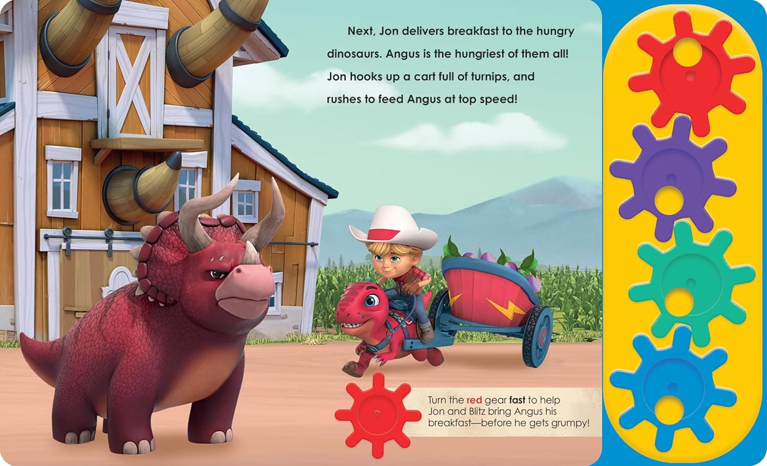 Dino Ranch: Dino Ranchers, Roll! a Steam Gear Sound Book, picture 2
