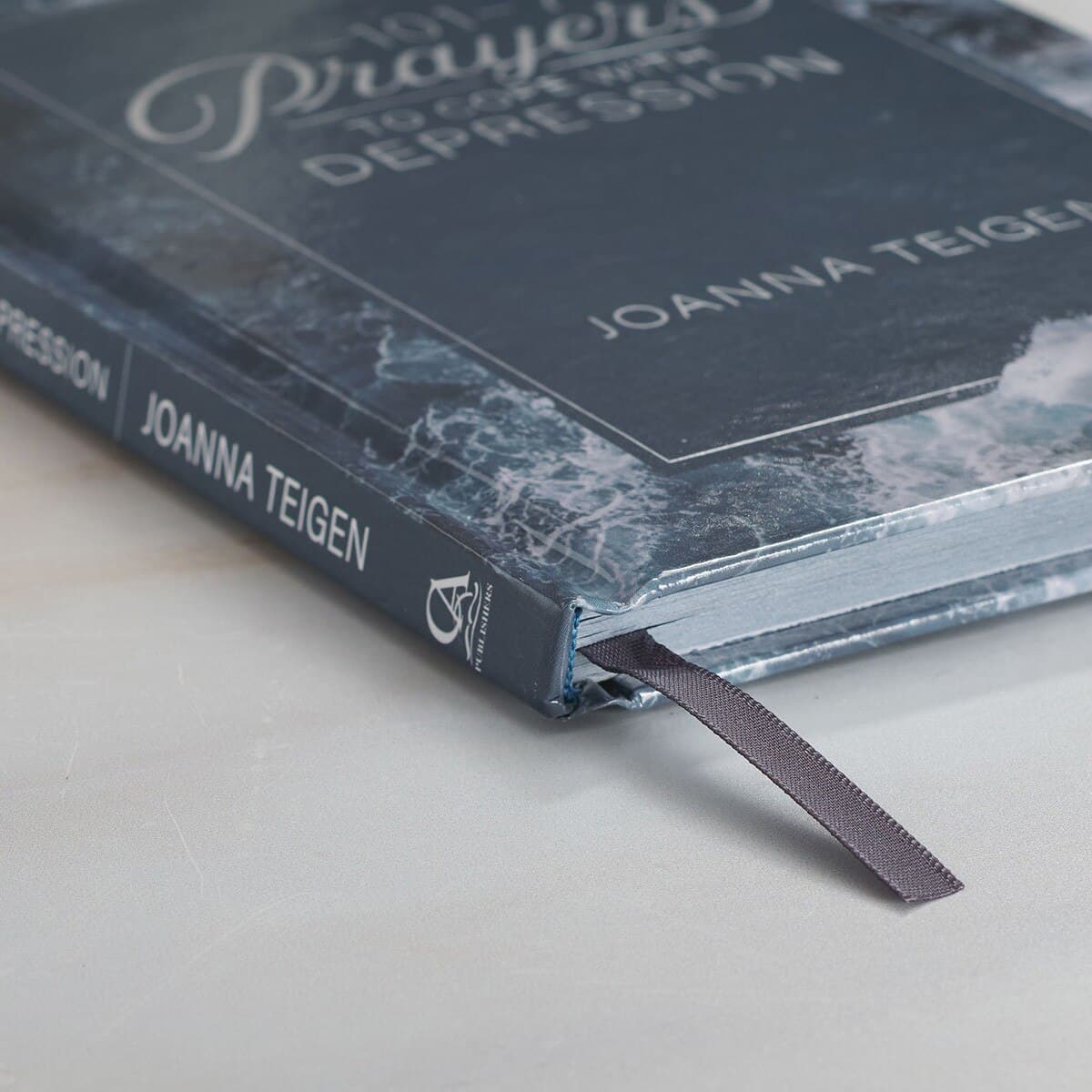 101 Prayers for Depression Blue Hardcover Prayer Book, picture 3