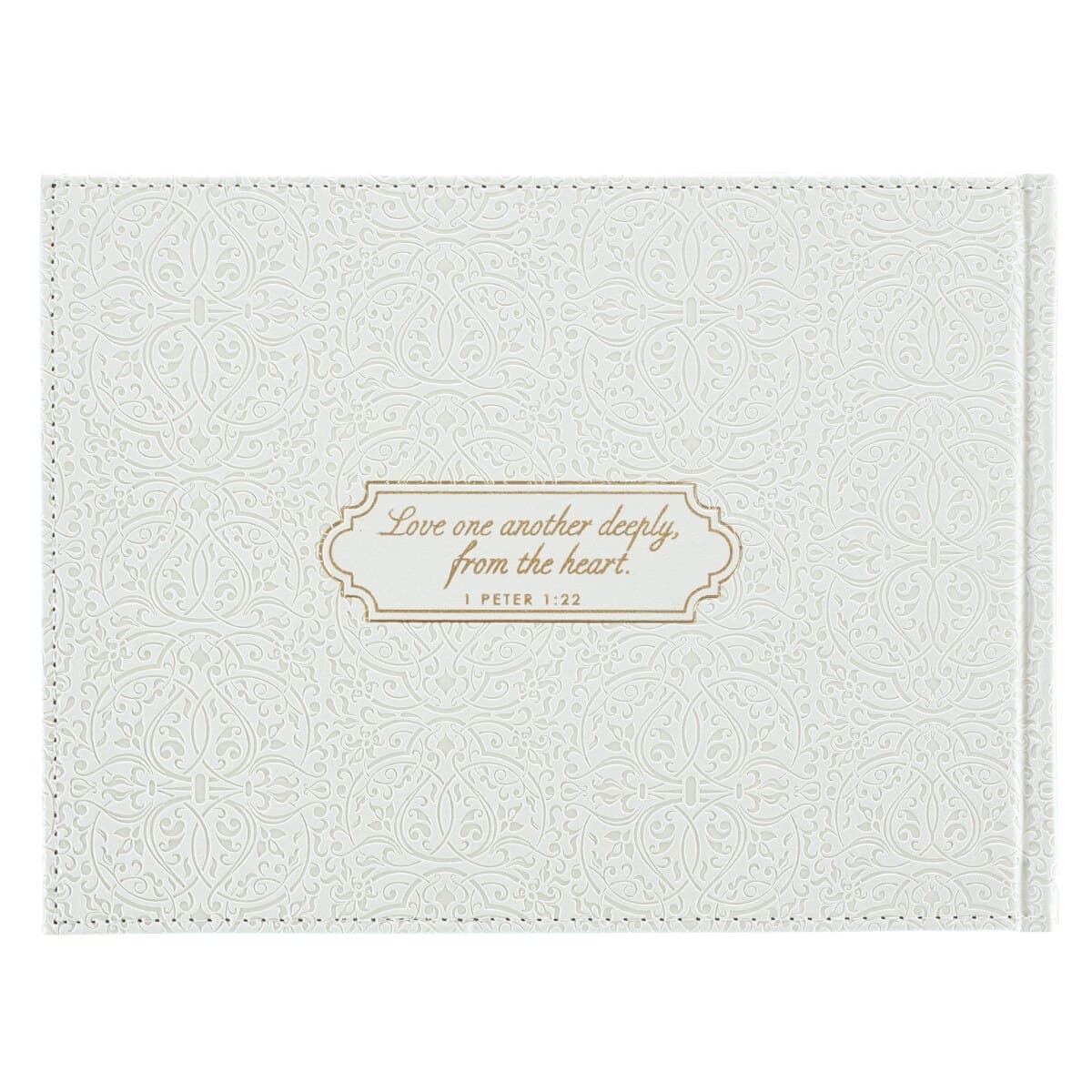 White Lace Mr. & Mrs. Wedding Guest Book, picture 2