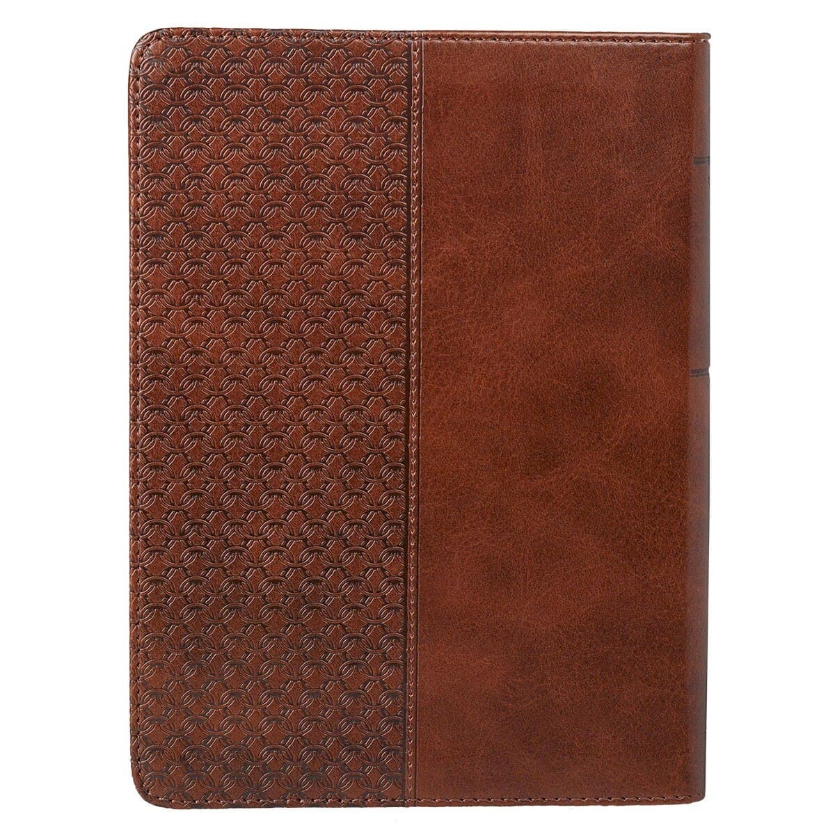 Be Strong and Courageous - Joshua 1:9 Saddle Tan Handy-sized Faux Leather Journal, picture 2