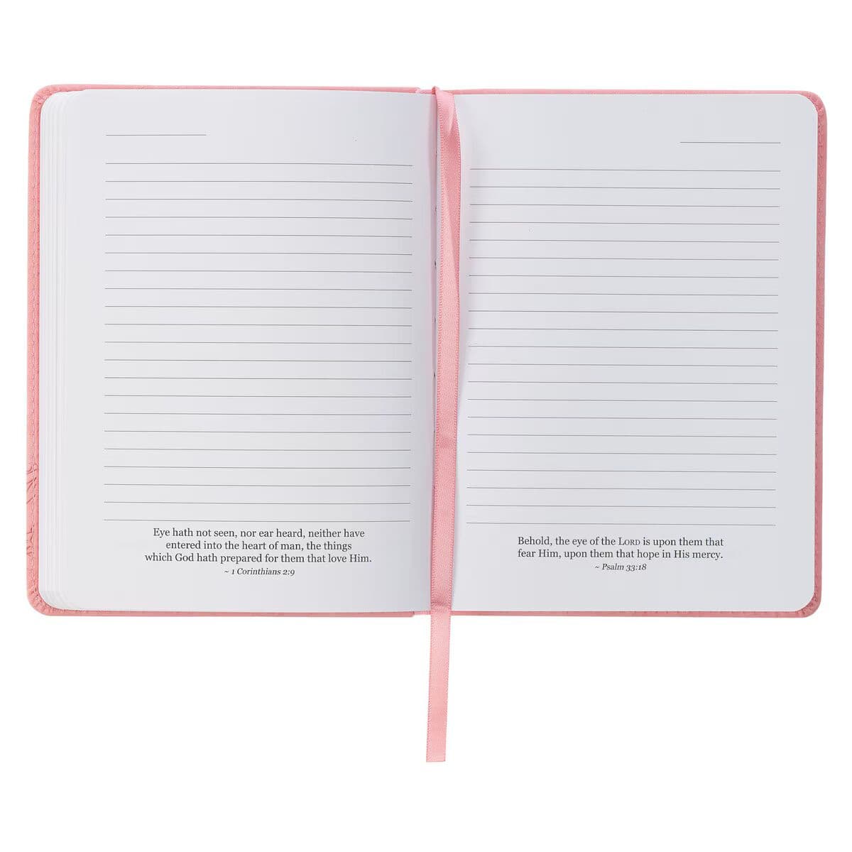 He Restores My Soul - Psalm 23:3 Pink Floral Faux Leather Handy-sized Journal, picture 5