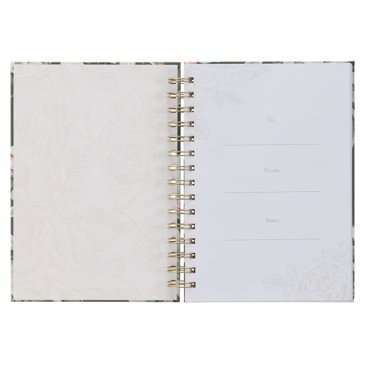 Everything Beautiful - Ecclesiastes 3:11 Green Wreath Spiral Journal, picture 3
